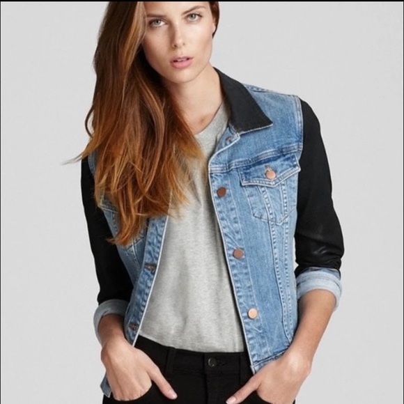 J Brand Jean Jacket Bowie Size L - Picture 1 of 3
